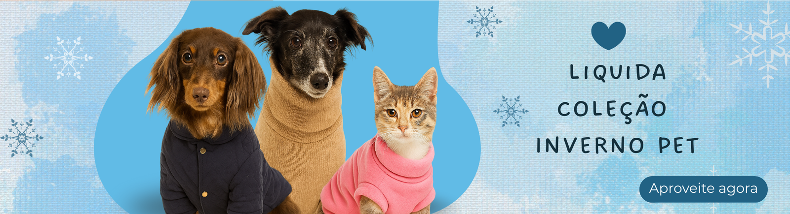 Ofertas de inverno Pet's MAFE para cães e gatos