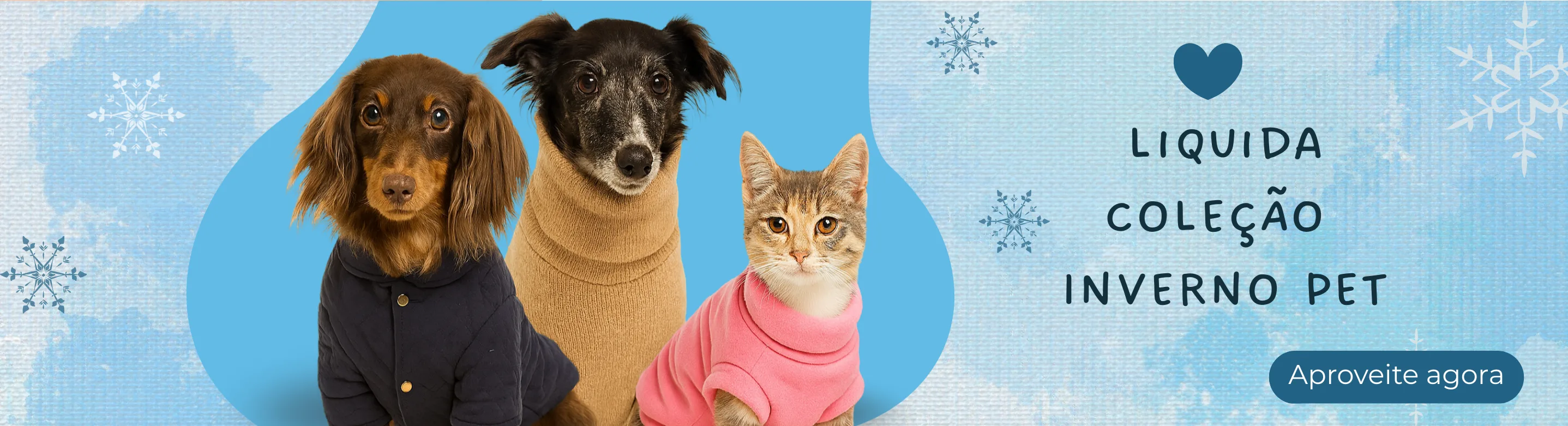 Ofertas de inverno Pet's MAFE para cães e gatos