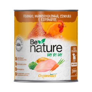 Alimento Úmido Organnact - Be Nature Day By Day - Cães Filhotes - Frango, Mandioquinha, Cenoura e Espinafre 300 g
