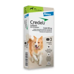 Antipulgas Credeli 450mg Cães 11 a 22kg 3 comprimidos