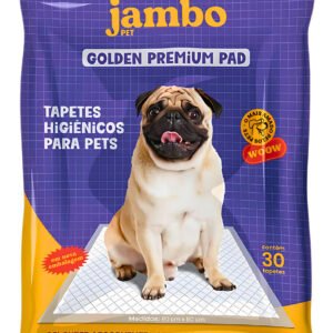Tapete Higiênico Golden Premium Para Cães 80cm X 60cm Com 30 Unidades