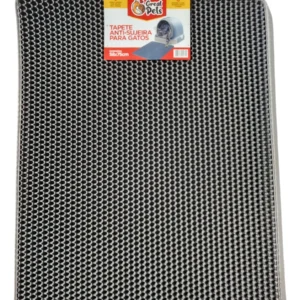 Tapete Anti-sujeira De Eva Cinza Great Pets 58x75cm